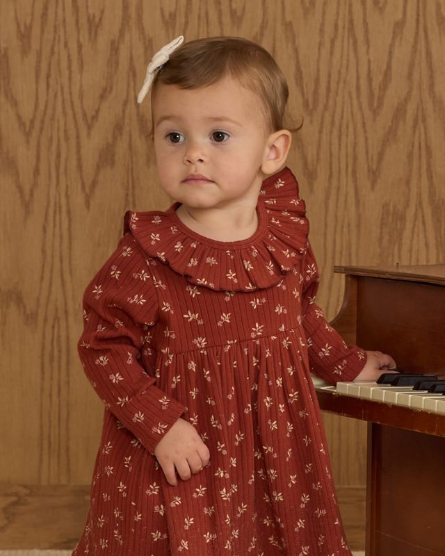 Rylee + Cru Ruffle Collar Dress - Ruby Ditzy