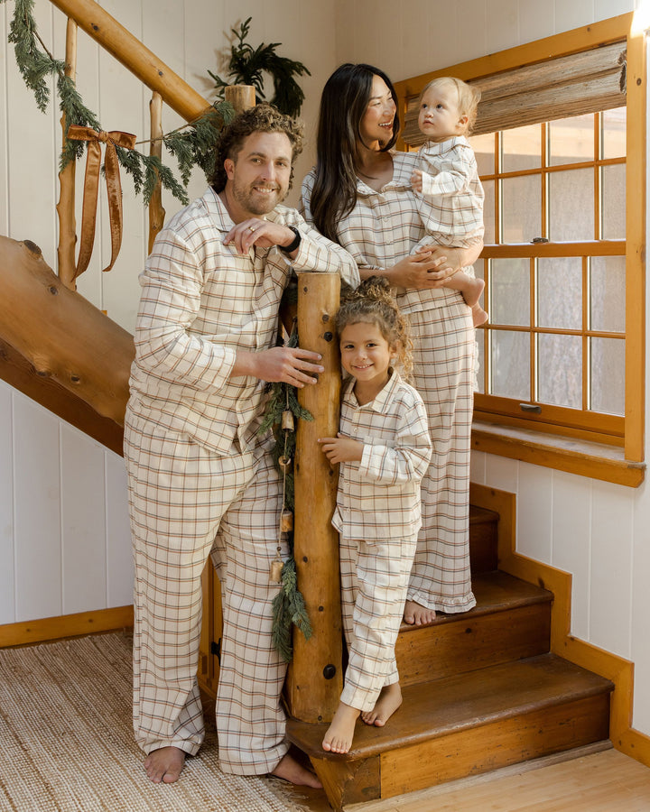 Rylee + Cru Long Sleeve Pajamas - Holiday Plaid