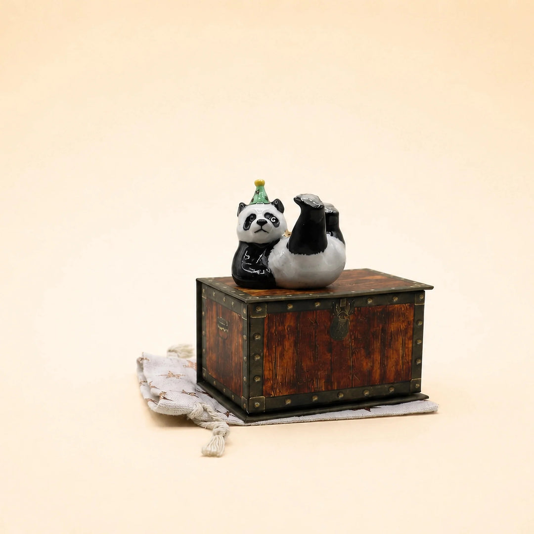 Camp Hollow Panda Cake Topper
