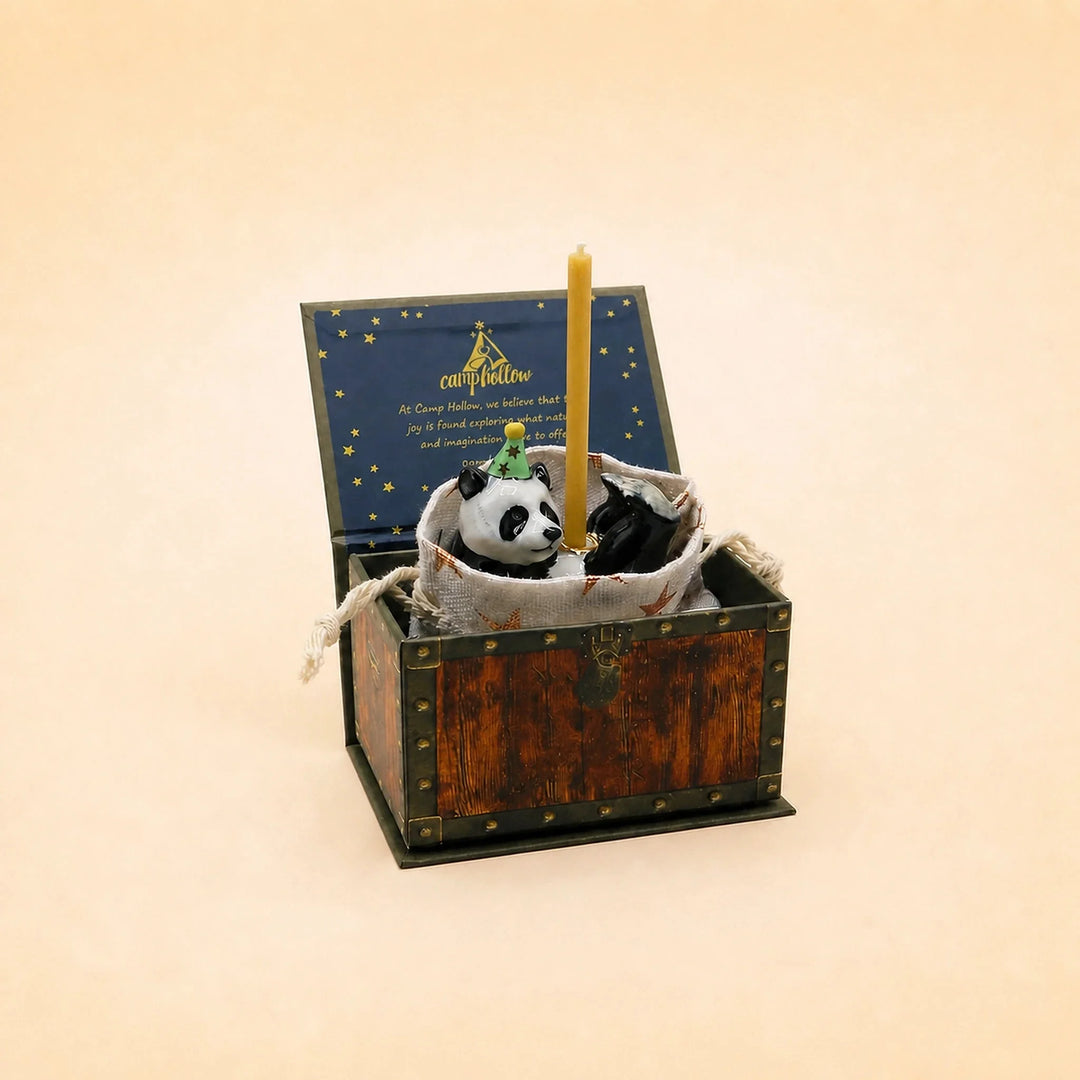 Camp Hollow Panda Cake Topper