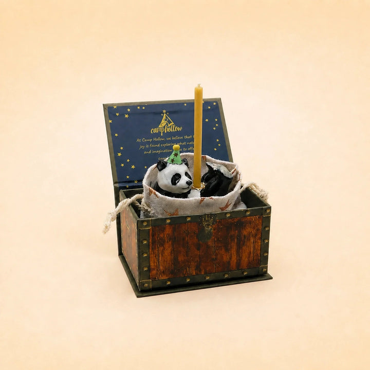 Camp Hollow Panda Cake Topper