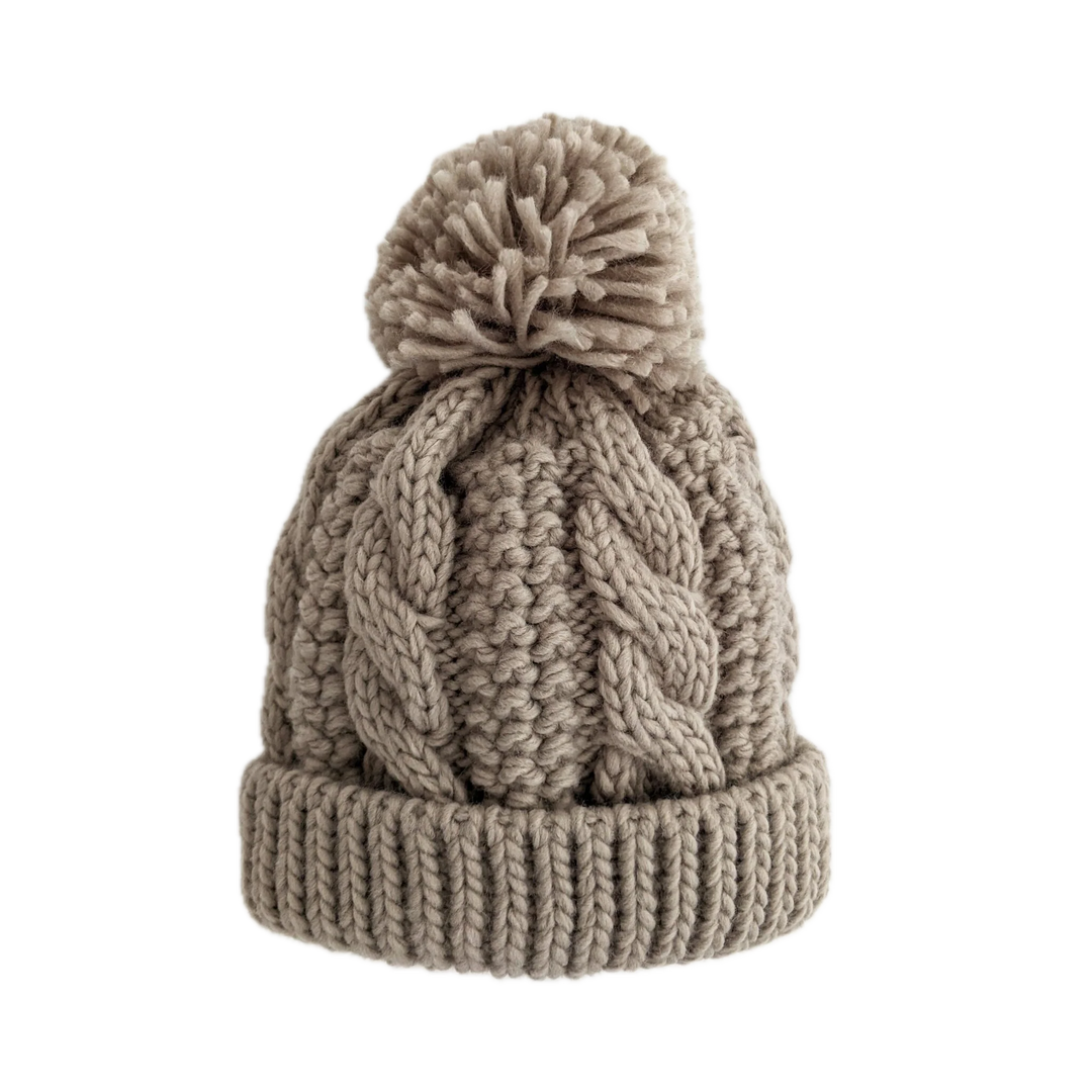 Huggalugs Cable Knit Beanie