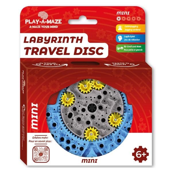Play-A-Maze Gear 8 Mini Labyrinth Travel Disc