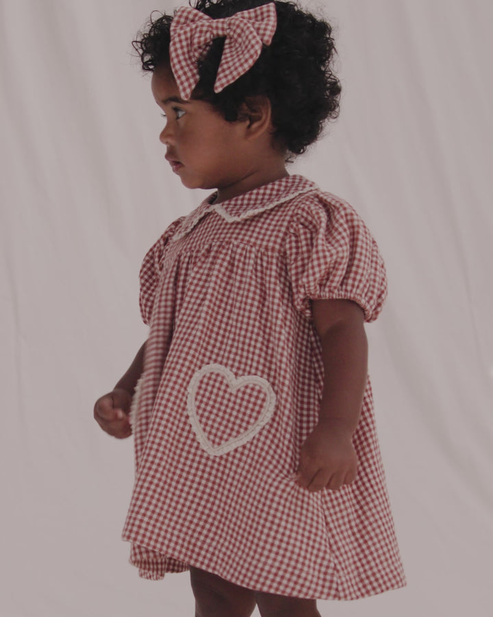 Quincy Mae Coraline Dress - Red Gingham