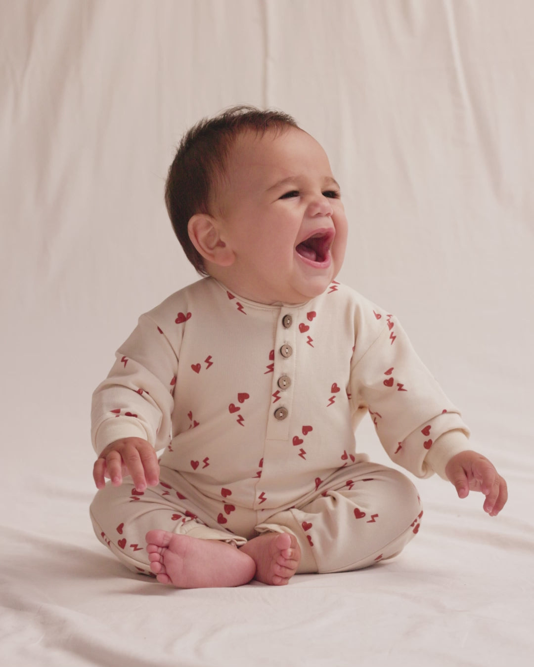 Quincy Mae Relaxed Jumpsuit - Electric Heart