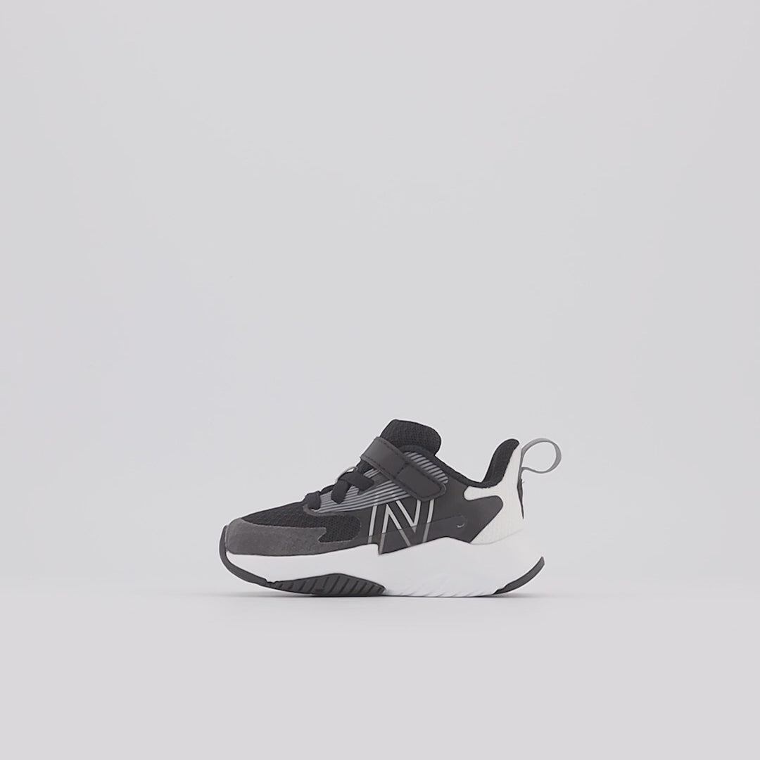 New Balance Rave Run v2 Bungee Lace With Top Strap - Black White