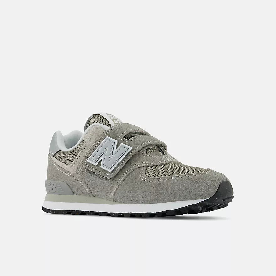 New Balance Core 574 Hook & Loop - Grey White