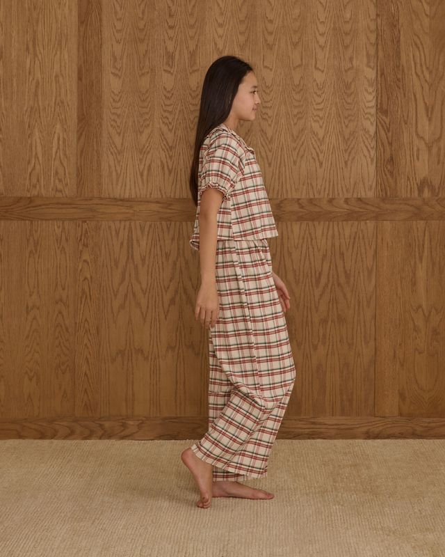 Rylee + Cru Teen Ruffle Pajamas - Holiday Flannel