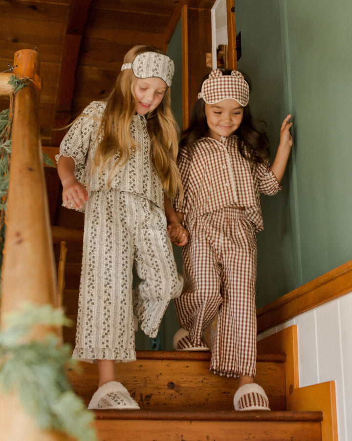 Rylee + Cru Ruffle Pajamas - Vines