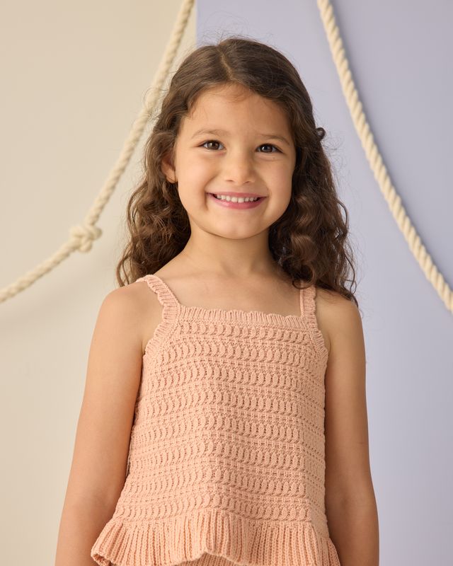 Rylee + Cru Mari Knit Set - Melon