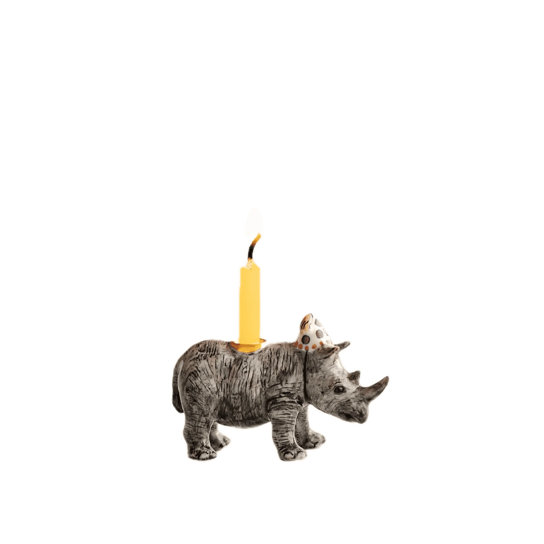 Camp Hollow Rhino Cake Topper