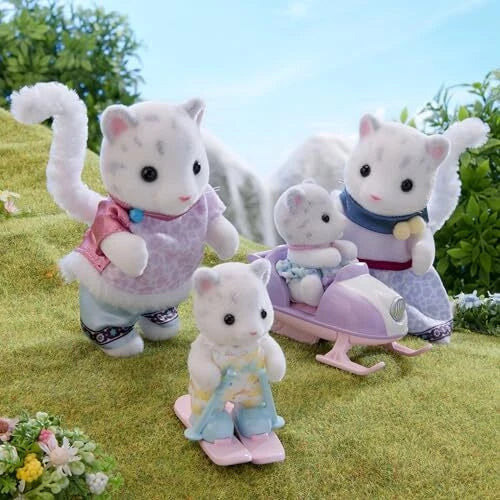 Calico Critters Snow Leopard Family