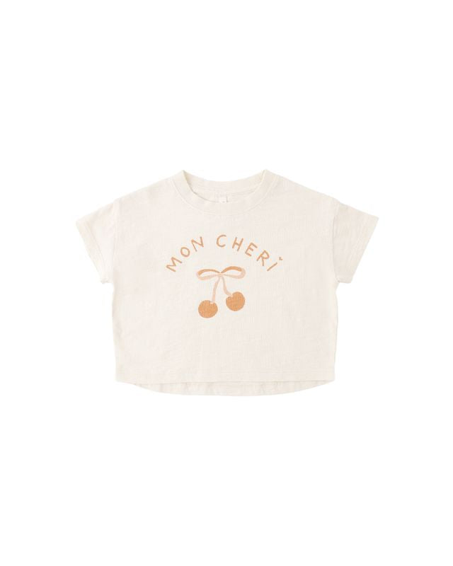 Rylee + Cru Boxy Tee - Mon Cheri