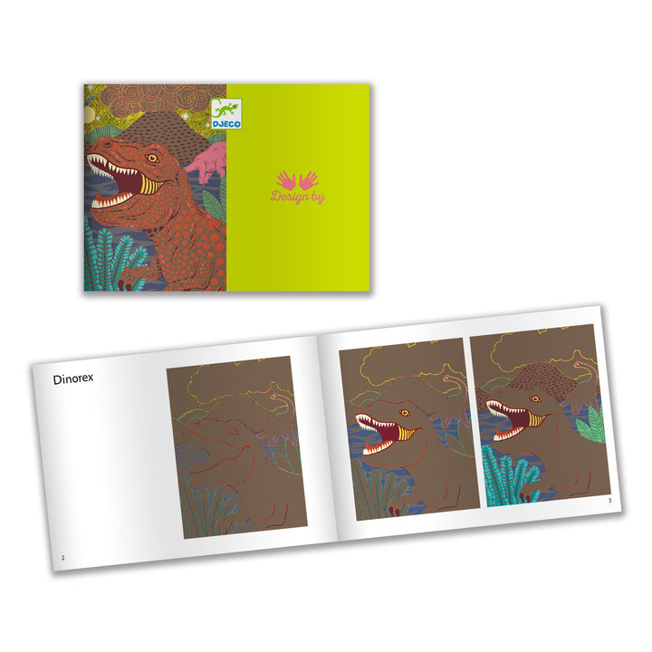 Djeco Scratch Cards - Dinosaurs