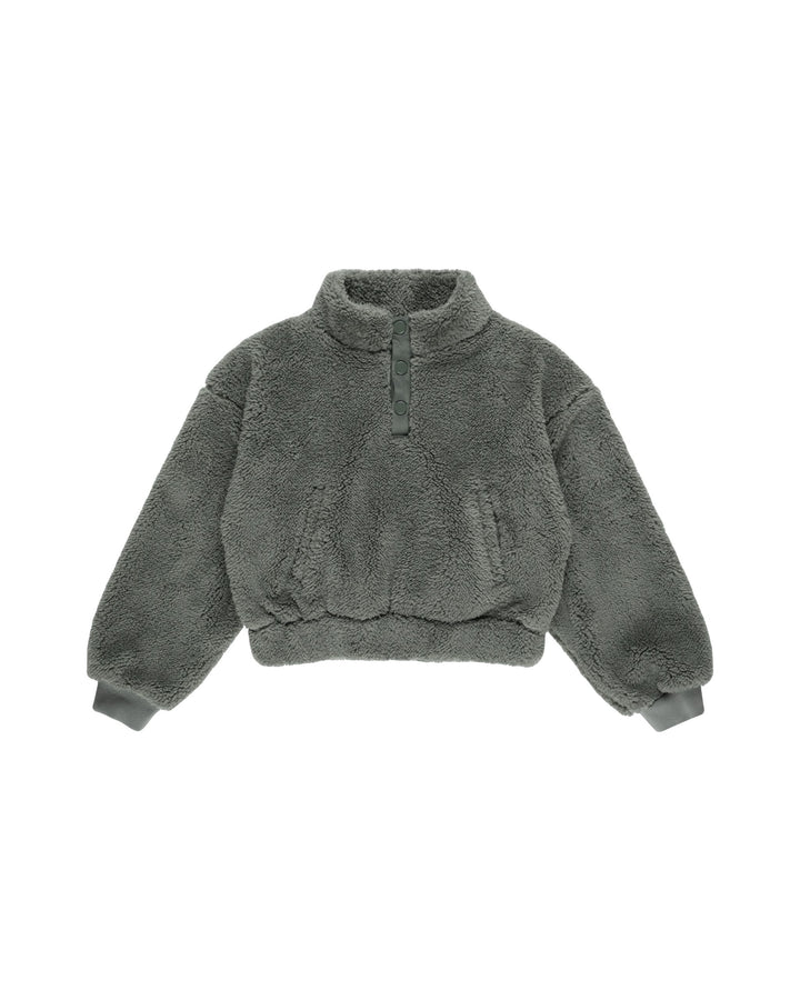 Rylee + Cru Quarter Zip Pullover - Forest