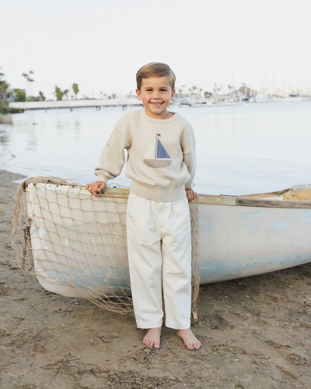 Rylee + Cru Aspen Sweater - Sailboat