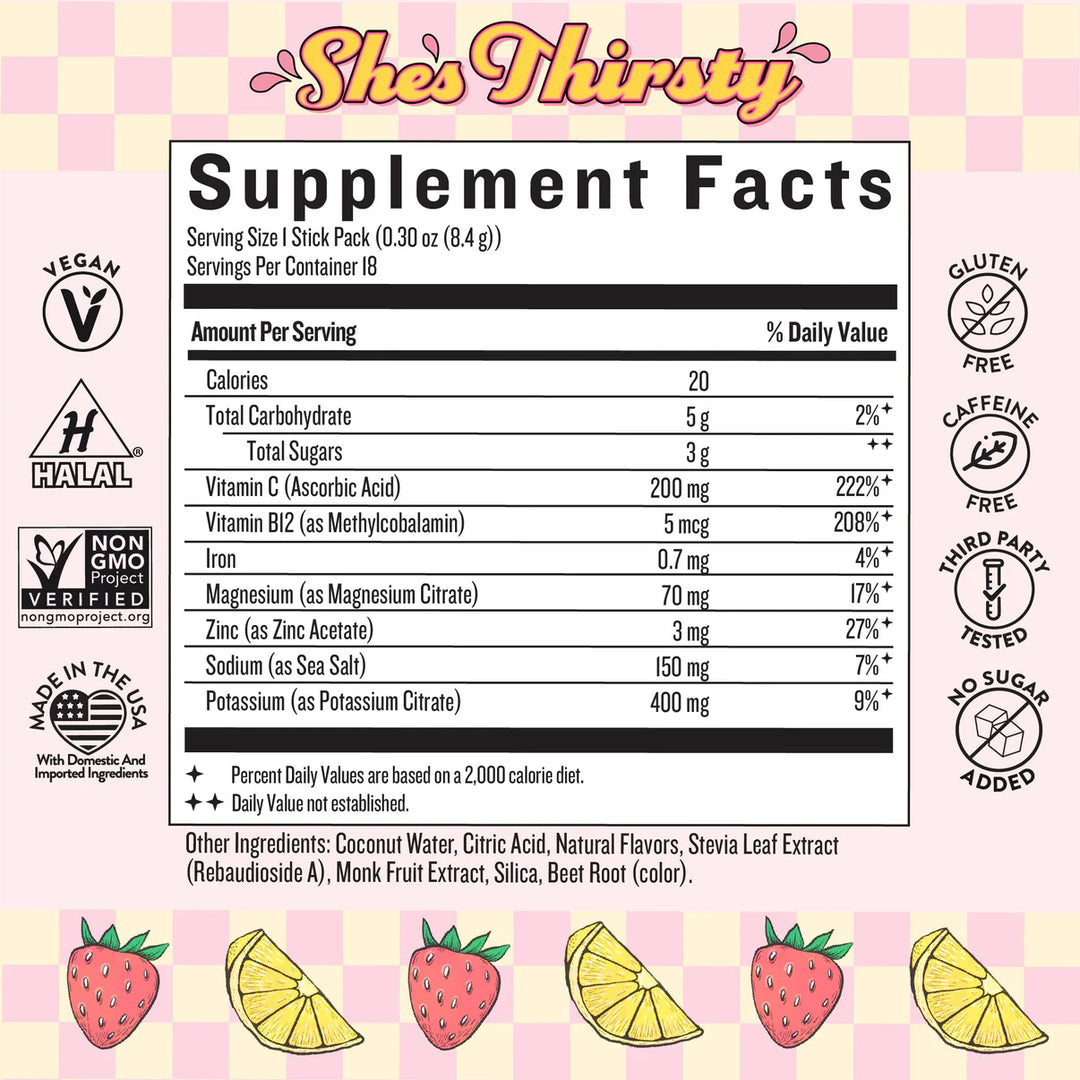 Legendairy Milk She’s Thirsty Coconut Water Electrolyte Mix