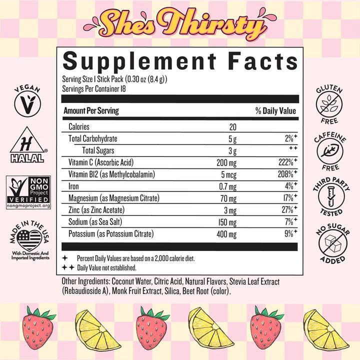 Legendairy Milk She’s Thirsty Coconut Water Electrolyte Mix