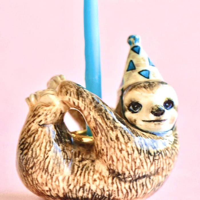 Camp Hollow Sloth Cake Topper
