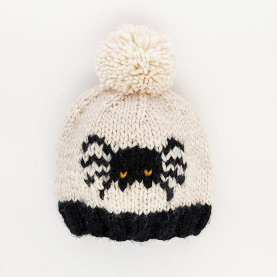 Huggalugs Spider Natural Beanie Hat for Baby, Kids
