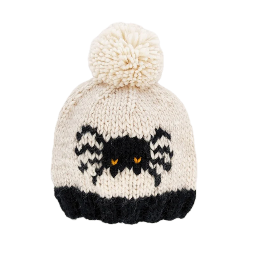 Huggalugs Spider Natural Beanie Hat for Baby, Kids