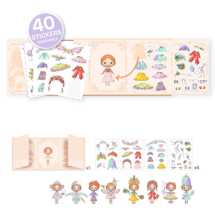 Djeco Tinyly Miss Lilyruby Stickers