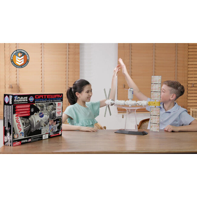 Mukikim NASA Future Explorers: Gateway Space Station Interactive Model - Build & Learn STEM Toy