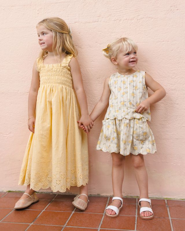 Rylee + Cru Hannah Dress - Lemon