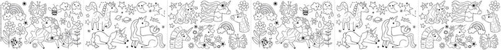 Haku Yoka Coloring Roll Kit - Fantasy Unicorn