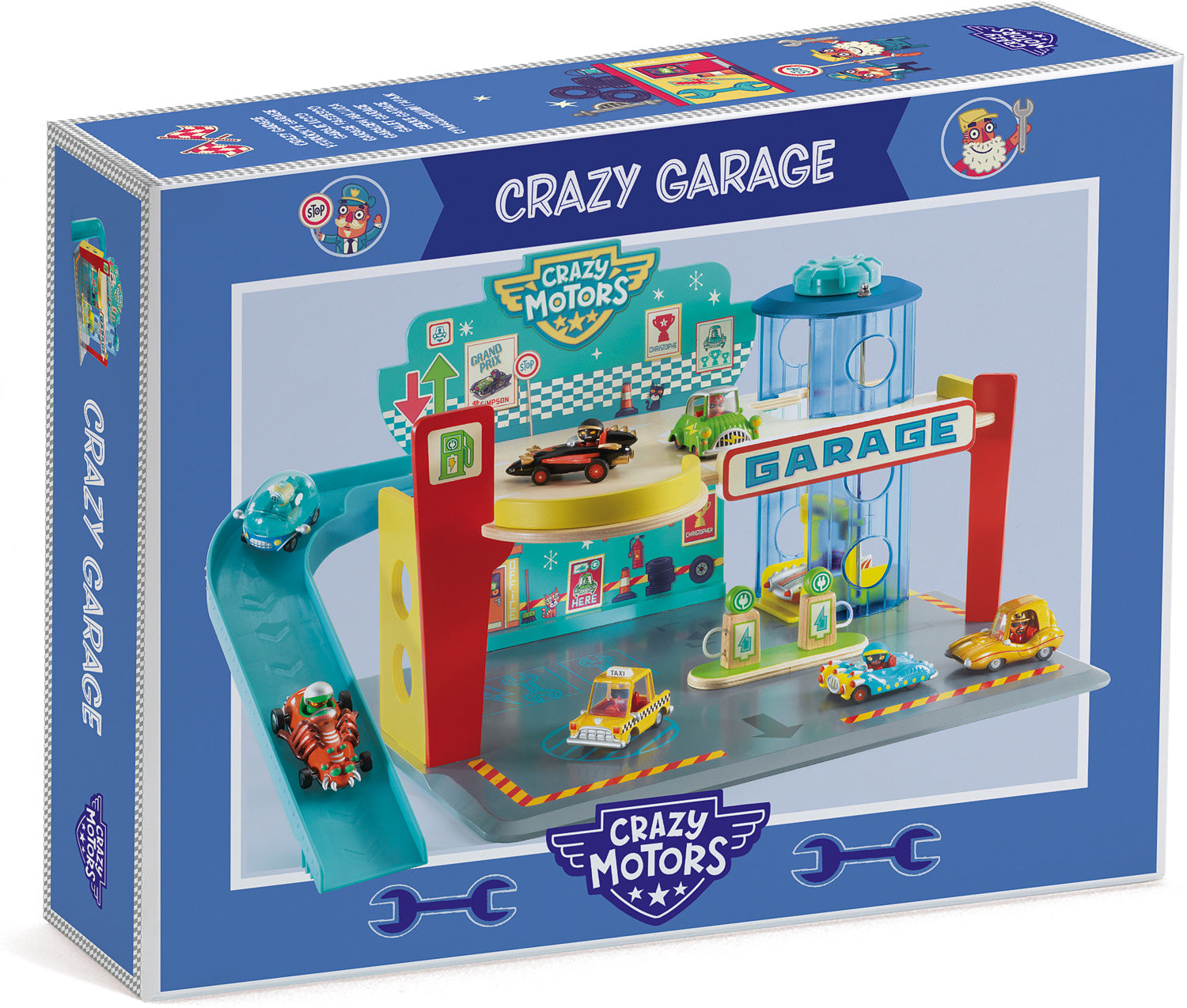 Djeco Crazy Motors Garage – Hopscotch Kids