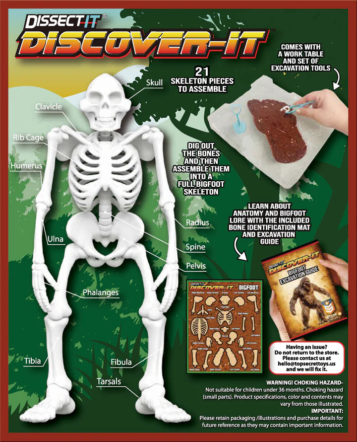 Dissect It Discover It Bigfoot Dig