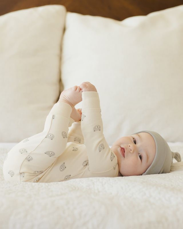 Quincy Mae Zip Long Sleeve Sleeper - Bears