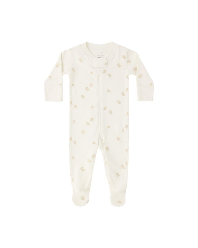 Quincy Mae Zip Longsleeve Sleeper - Chicks