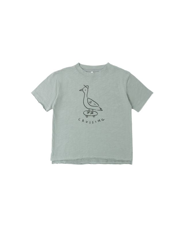 Rylee + Cru Raw Edge Tee - Cruising