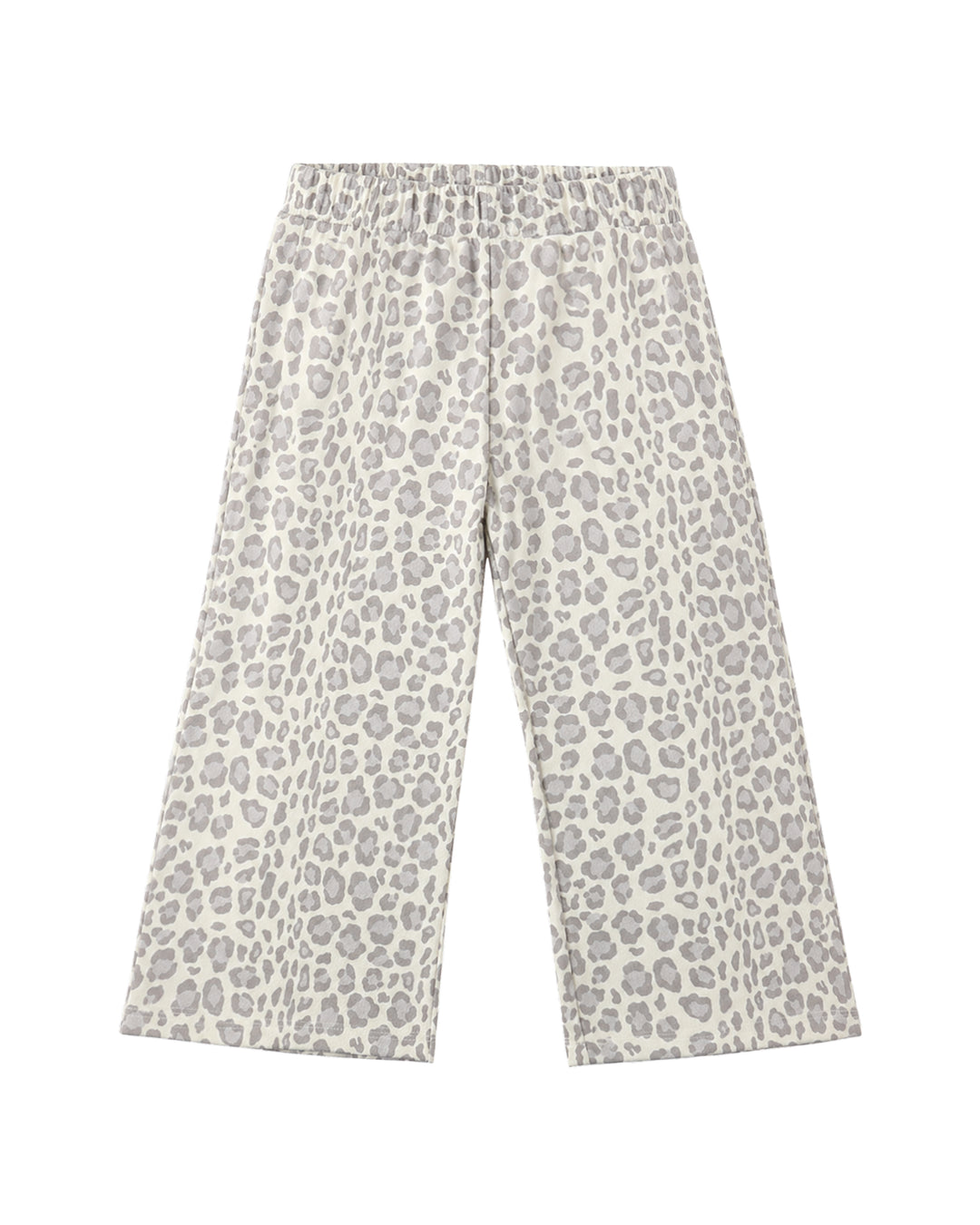 Rylee + Cru Wide Leg Sweatpant - Blue Leopard