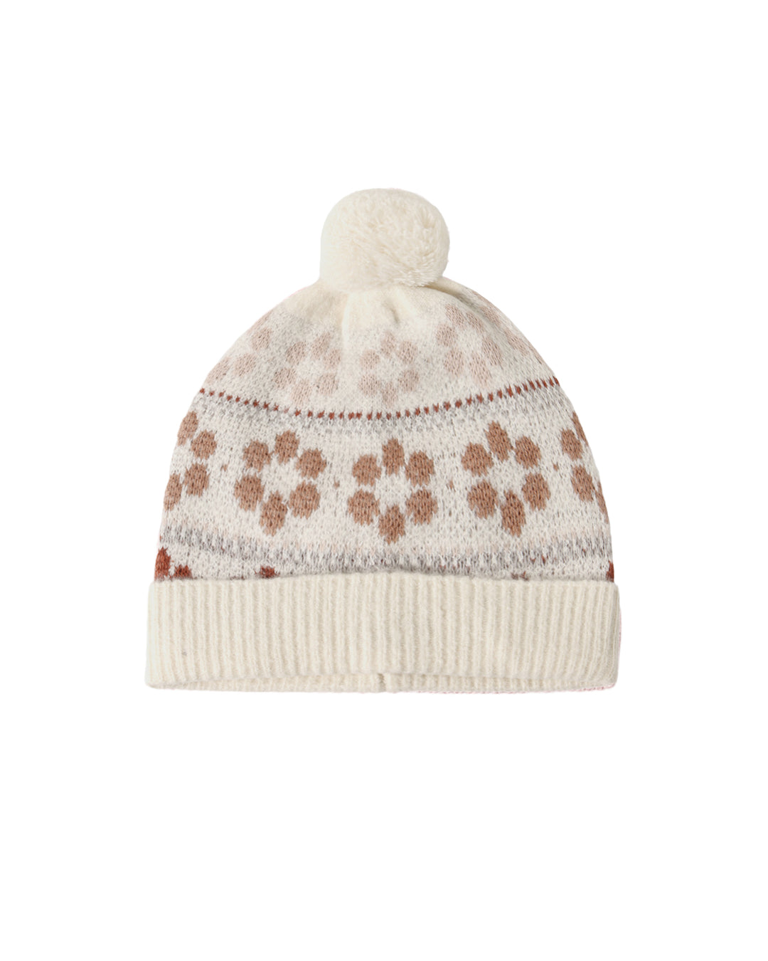 Rylee + Cru Beanie - Flower Fair Isle