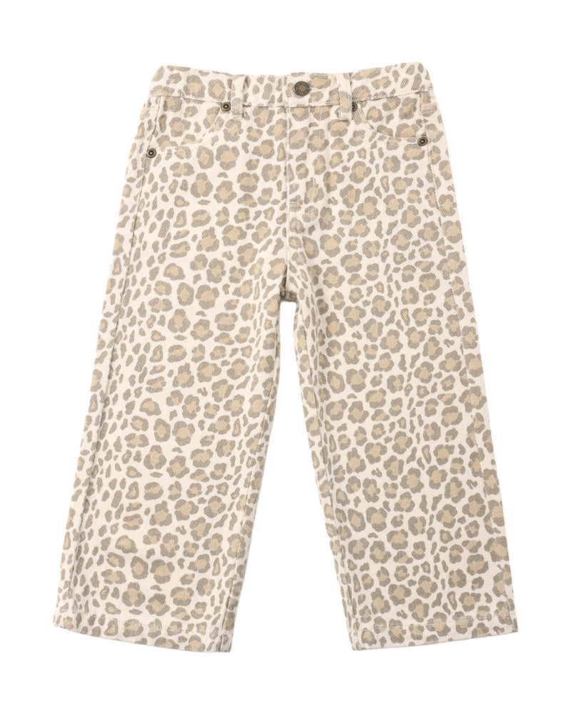 Rylee + Cru Straight Leg Pant - Leopard