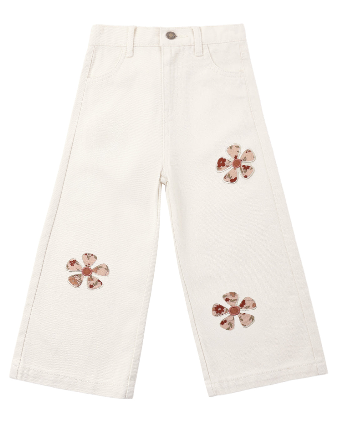 Rylee + Cru Straight Leg Pant - Daisy Patches