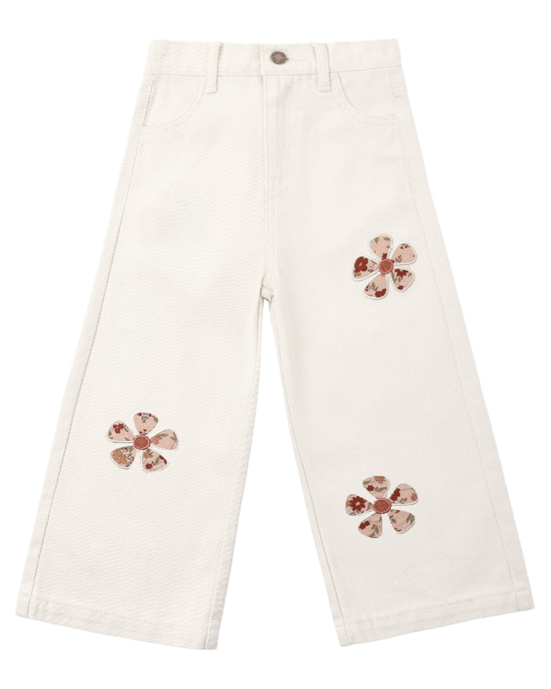 Rylee + Cru Straight Leg Pant - Daisy Patches