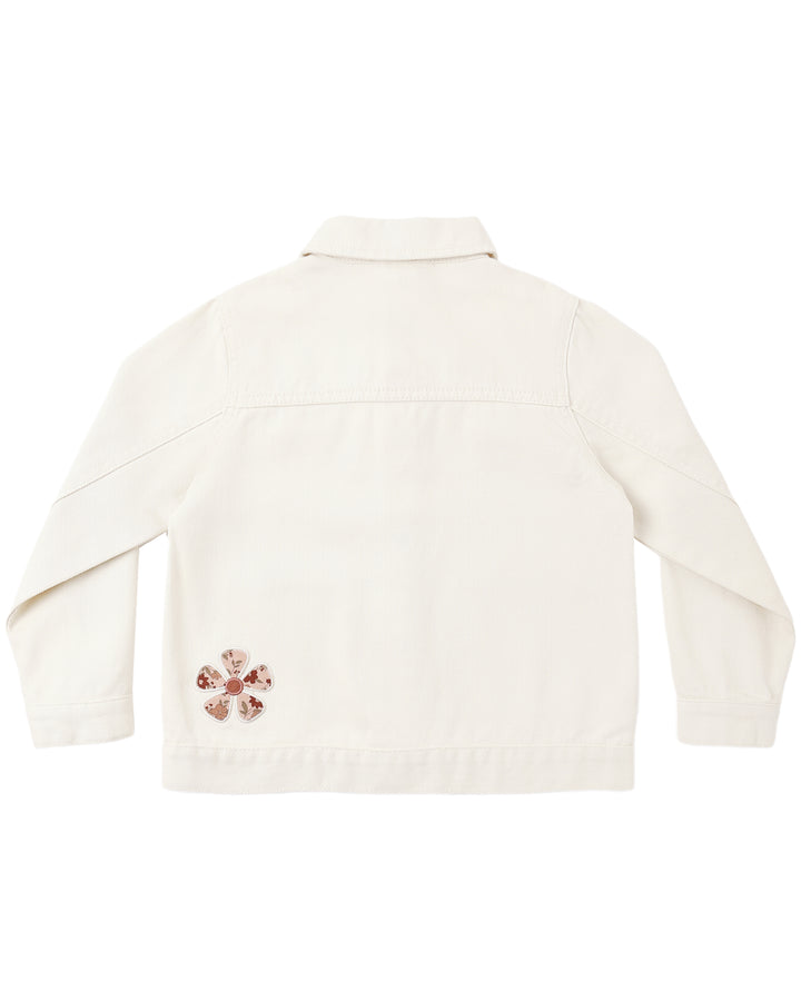 Rylee + Cru Denim Chore Coat - Daisy Patches