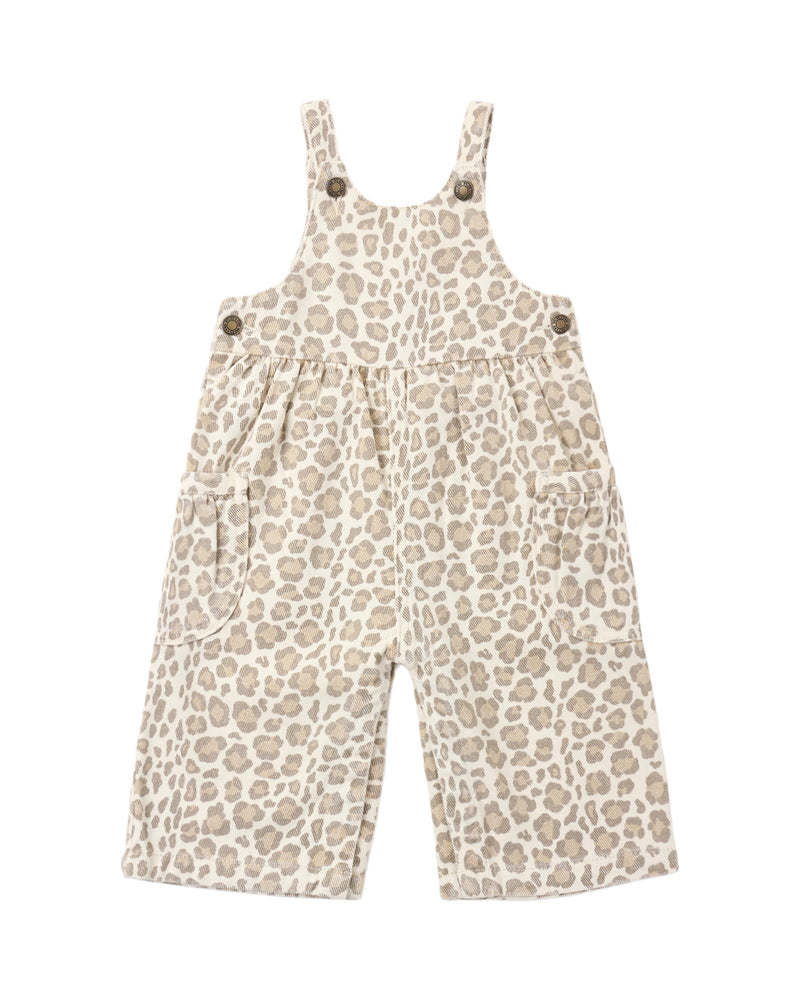 Rylee + Cru Wide Leg Overall - Leopard