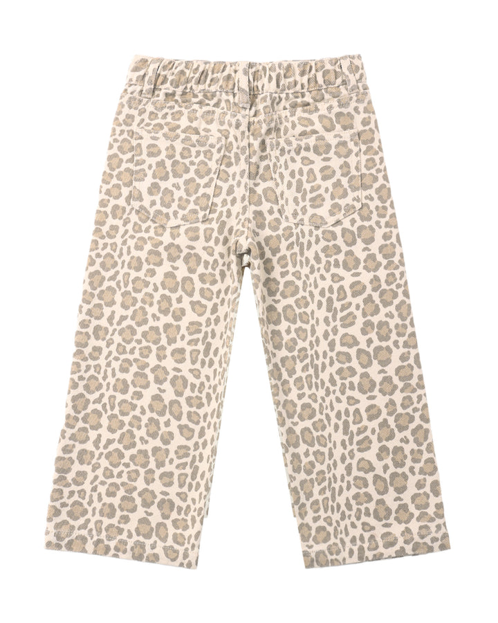 Rylee + Cru Straight Leg Pant - Leopard
