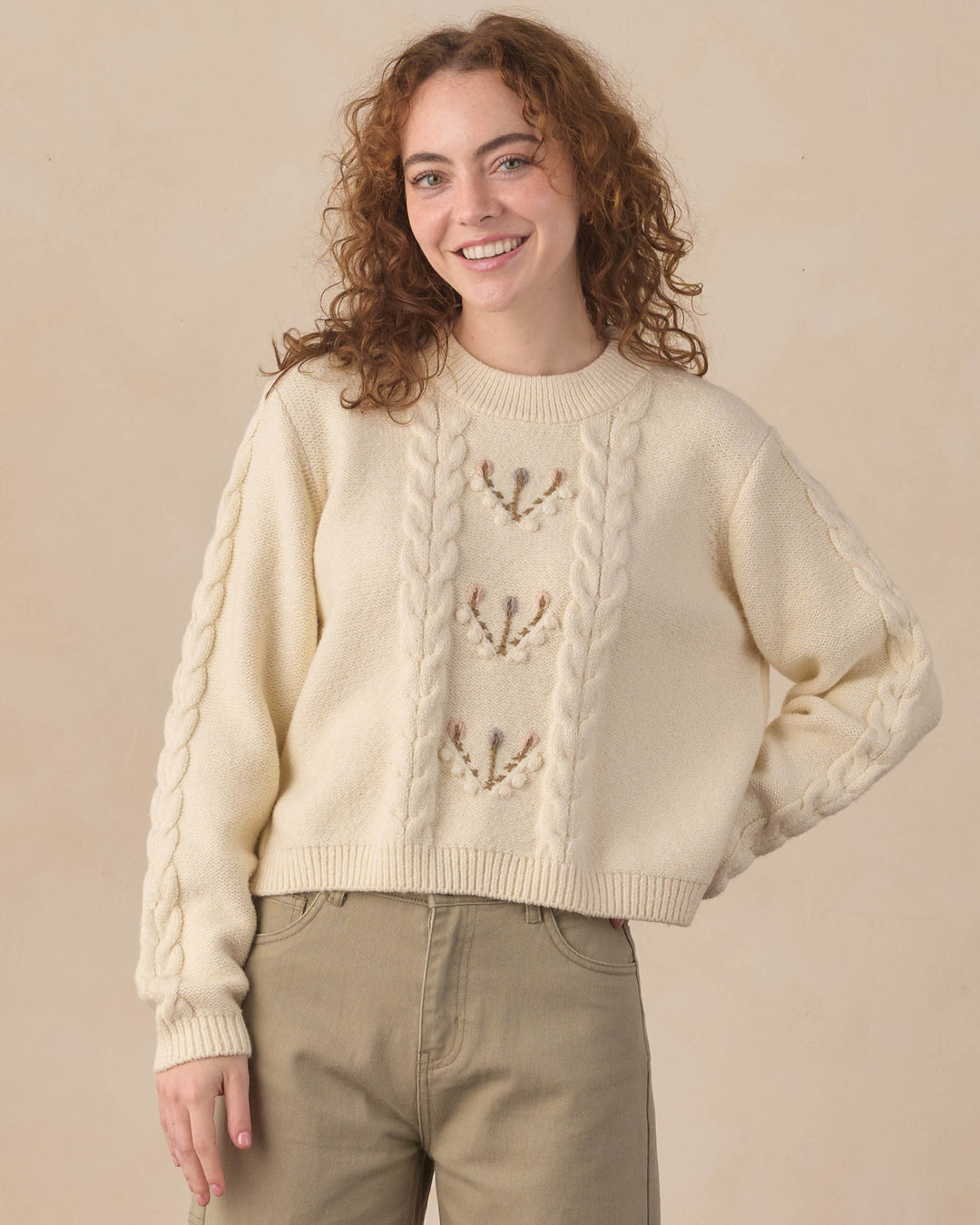 Rylee + Cru Women's Reagan Sweater - Natural