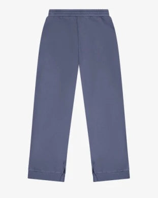 Tenly Fleece Split Hem Pants - Indigo Storm