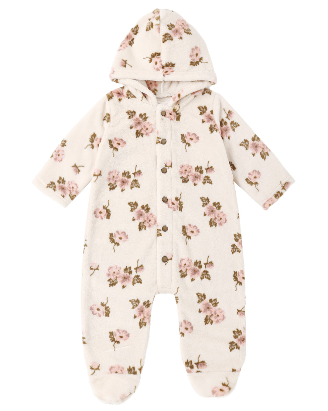 Rylee + Cru Fleece Jumpsuit - Rose Garden