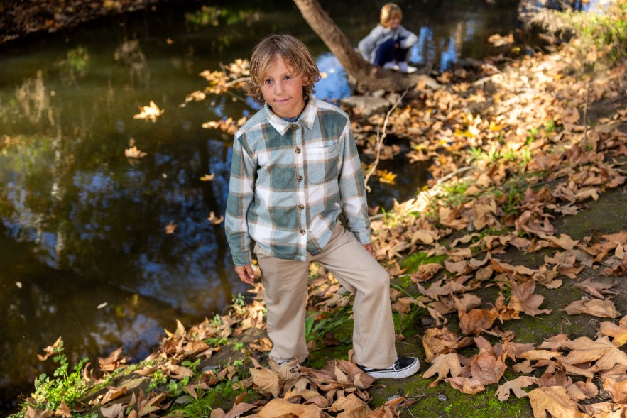 Feather 4 Arrow Alpine Cozy Shirt - Sage