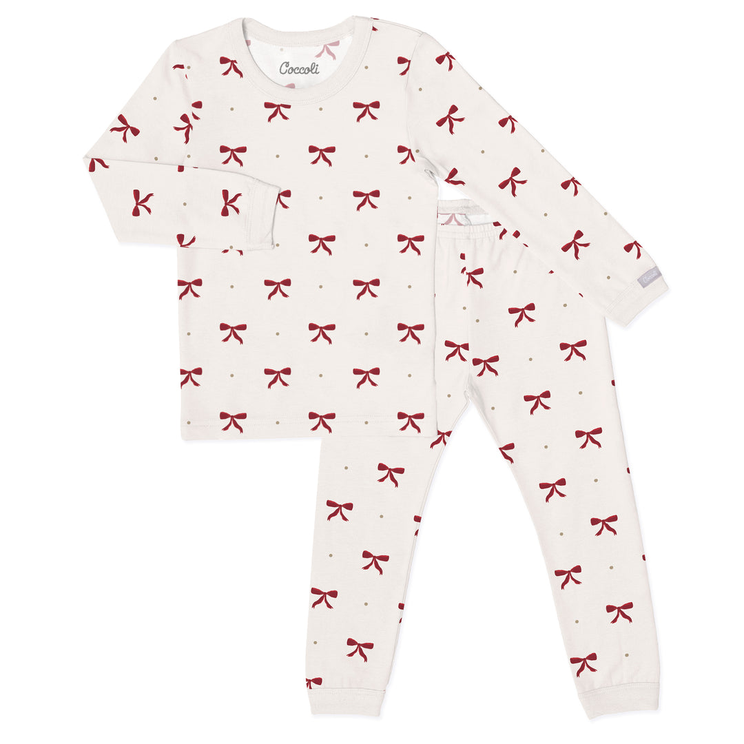 Coccoli Modal Pajamas - Bows On Whisper