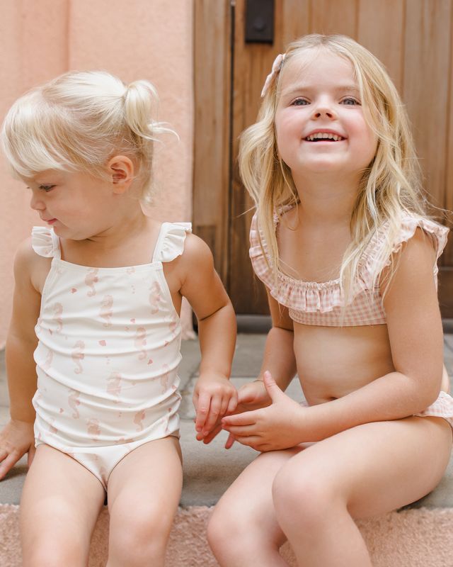 Rylee + Cru Giana Bikini - Petal Gingham
