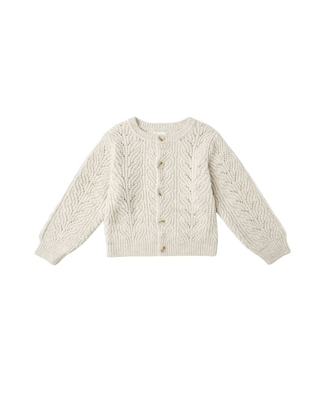 Rylee + Cru Cheyenne Cardigan - Heathered Oatmeal