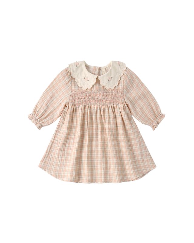 Quincy Mae Callie Dress - Pink Plaid